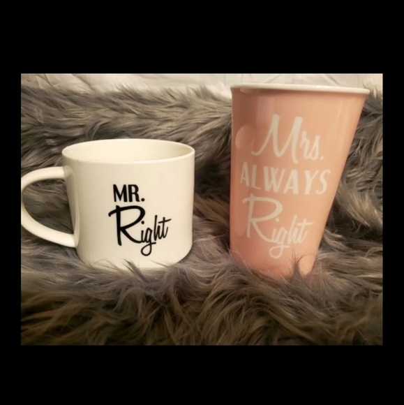 Threshold Mr Right and Mrs. Always Right Mugs